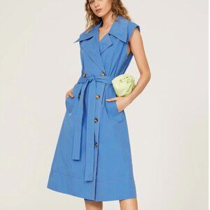 Rejina Pyo Astrid Trench Dress blue size 12